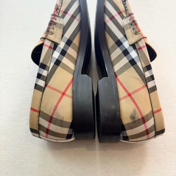 Burberry Plaid Loafers - Picture 5 of 7